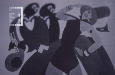 Dibujo de bailarines de Jazz