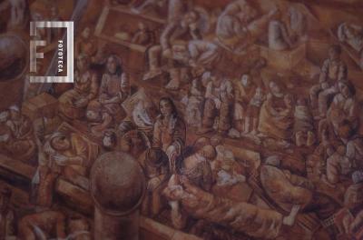 //Navío de inmigrantes// cuadro de Lasar Segall