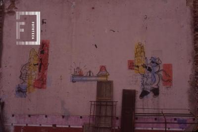 Dibujo en pared