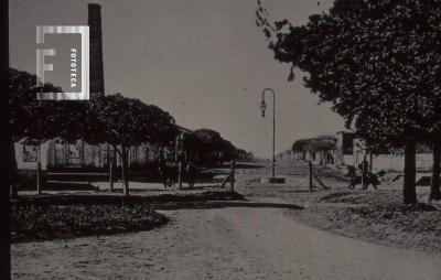 Vista de la Avda. Mitre desde la Plaza Eduardo Costa