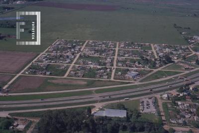 Vista aérea de barrio