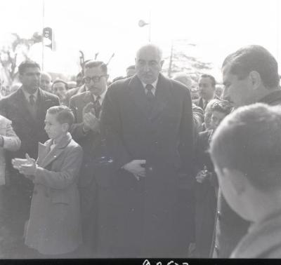 Visita del Gobernador de la Provincia de Bs. As. Oscar Alende