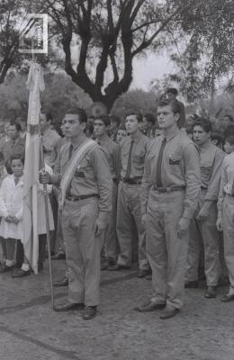 Abanderados en acto del Día de la Independecia