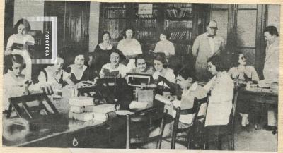 Vista parcial de la sala de la Biblioteca Municipal