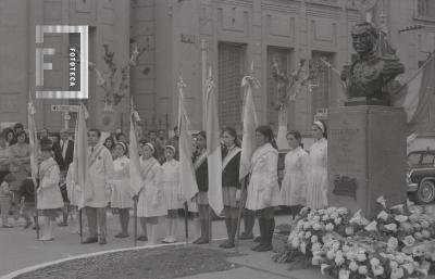 Acto por el aniversario de la muerte del Gral. San Martín