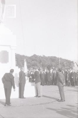 Acto en la plaza por el 25 de Mayo