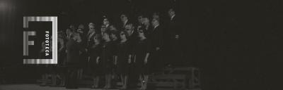 Presentación del Coro de ciegos en el Teatro Pedro Barbero