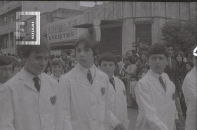 Desfile en la Av. Rivadavia
