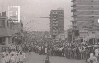 Desfile en la Av. Rivadavia