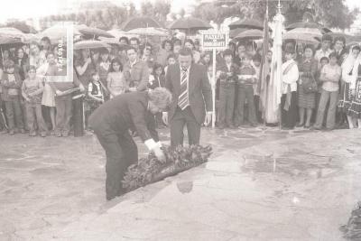 Homenaje a los Inmigrantes en la Plaza Italia