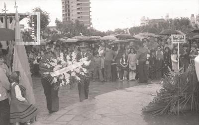 Homenaje a los Inmigrantes en la Plaza Italia