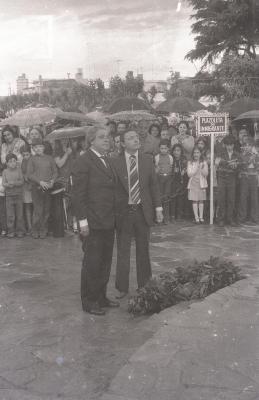 Homenaje a los Inmigrantes en la Plaza Italia