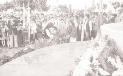 Homenaje a los Inmigrantes en la Plaza Italia