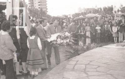 Homenaje a los Inmigrantes en la Plaza Italia