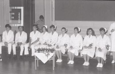 Fin de curso de la Escuela de Enfermeras