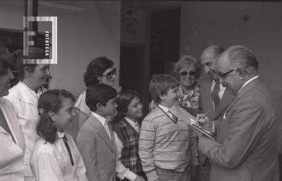 Visita del Ministro de Educación