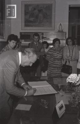 Visita del Ministro de Educación