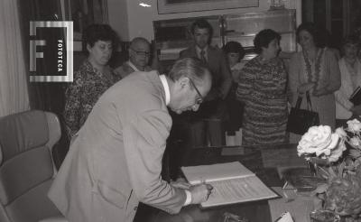 Visita del Ministro de Educación