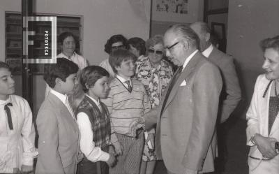 Visita del Ministro de Educación