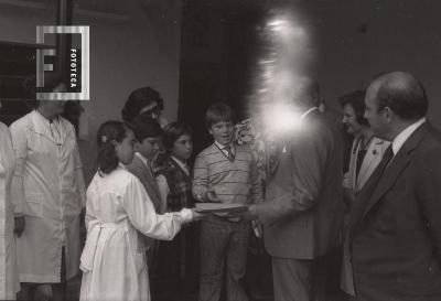 Visita del Ministro de Educación
