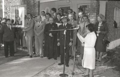 Inauguración del Centro Asistencial Delta