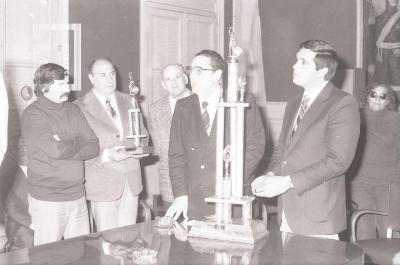 Acto del Club de Leones en el Palacio Municipal