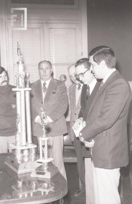 Acto del Club de Leones en el Palacio Municipal