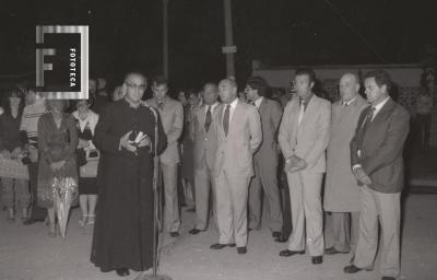 Inauguración de alumbrado público en Avda. Ugarte (Actual Avenida Perón) y Plaza 1º de mayo