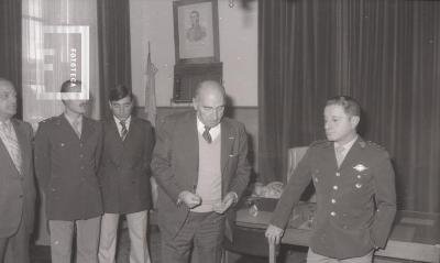 Homenaje al Teniente Coronel Valladares