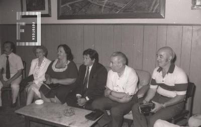 Reunión en el Palacio Municipal con periodistas locales