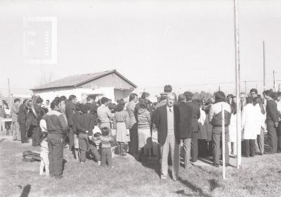 Autoridades municipales en el Barrio La Josefa