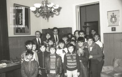 Visita de los niños exploradores al Palacio Municipal