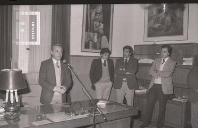 Conferencia de prensa de Nelson Paladino