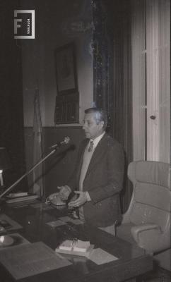 Conferencia de prensa de Nelson Paladino