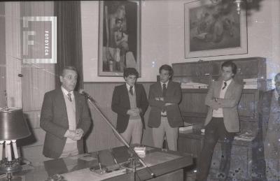 Conferencia de prensa de Nelson Paladino