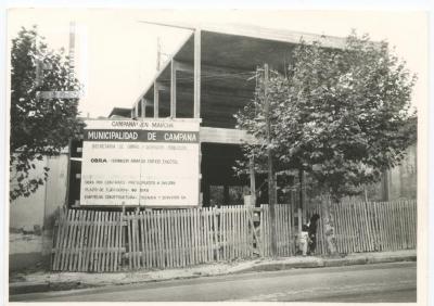 Obra en construccion del correo