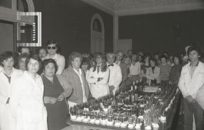 Saludo del intendente Pedro Schinoni en el Palacio Municipal
