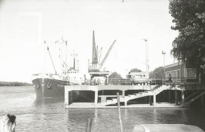 Barcos en el puerto de Campana