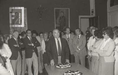 Saludo del intendente Pedro Schinoni en el Palacio Municipal