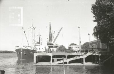 Barcos en el puerto de Campana