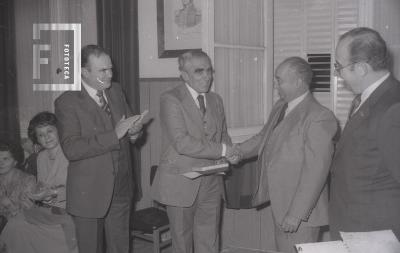 El Intendente Schinoni con el presidente del Rotary Club