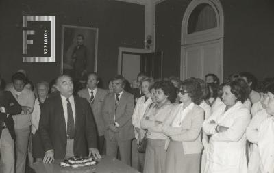 Saludo del intendente Pedro Schinoni en el Palacio Municipal