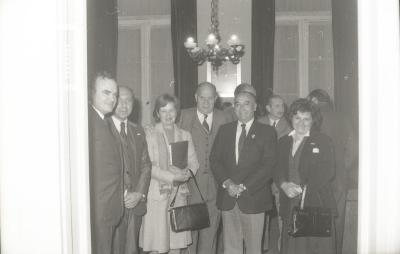 El Intendente Schinoni con el presidente del Rotary Club