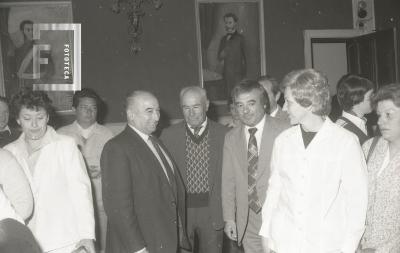 Saludo del intendente Pedro Schinoni en el Palacio Municipal
