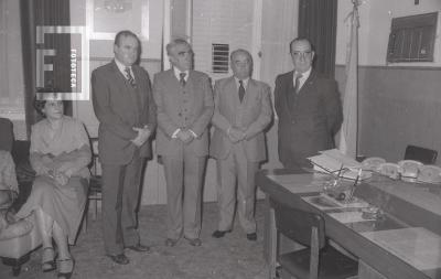 El Intendente Schinoni con el presidente del Rotary Club