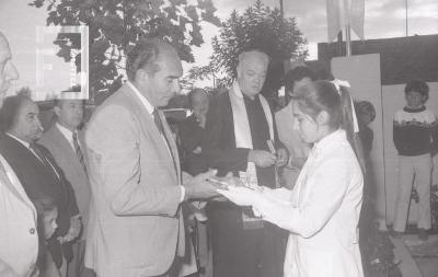 Inauguración de la salita en Barrio Dallera