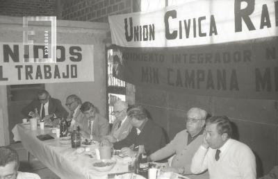 Almuerzo con integrantes del comité de la Unión Cívica Radical