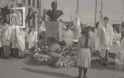 Acto por el aniversario de la muerte del Gral. San Martín