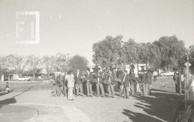 Acto público en la plaza