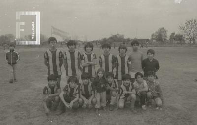 Equipo de fútbol de niños